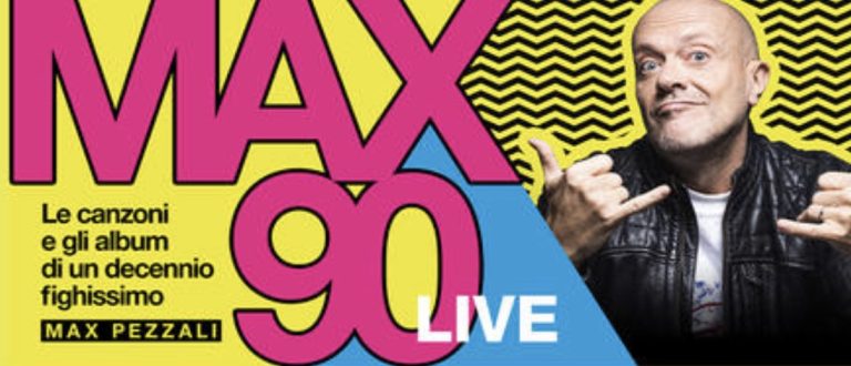 Max Pezzali arriva all’Oversound Music Festival a Lecce il 14 agosto