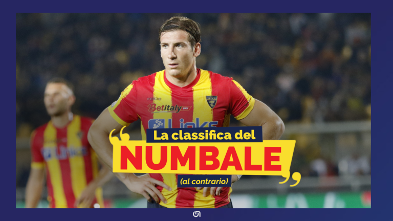 La classifica del Numbale (al contrario) di Verona – Lecce
