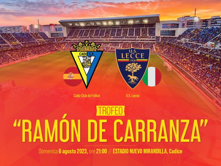 Trofeo Ramón De Carranza, ecco i convocati del Lecce