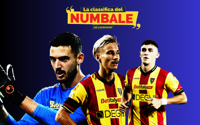 La classifica del Numbale al Contrario, Lecce - Napoli