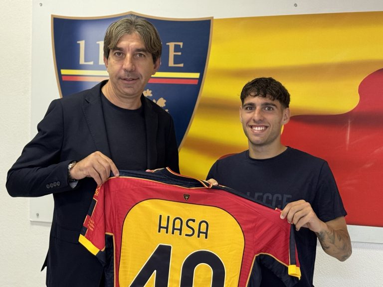 Lecce, Hasa si presenta: «Contento di essere qui, Lecce una sorpresa»