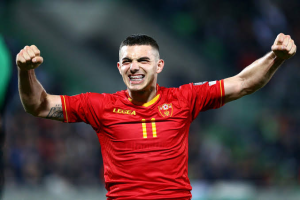 Krstovic, magia con il Montenegro: l’ex Lecce firma un gol spettacolare (VIDEO)